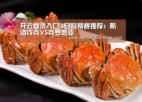 开云登录入口|6日欧预赛推荐:斯洛伐克VS克罗地亚(图4) 开云真人娱乐中心